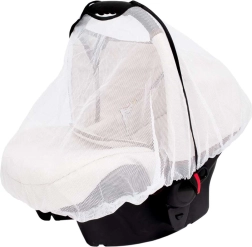 Universali automobilinės kėdutės tinklelis nuo vabzdžių New Baby Basic, baltas