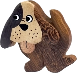 Medinė magnetukė šuo – didelė dekoratyvinė magnetukė 2Kids Toys