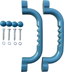 Plastinės turkio spalvos rankenos vaikų žaidimų aikštelėms