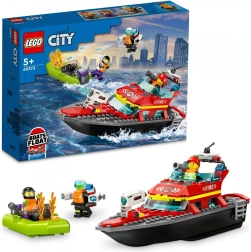 LEGO® City 60373 Gaisrininkų gelbėjimo laivas ir valtis