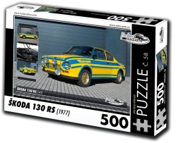 Retro-Cars puzzle ŠKODA 130 RS 500 pieces