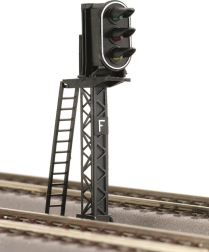 Roco Line three-light railway signal H0