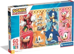 Clementoni dėlionė ežys Sonic MAXI, 60 dalių