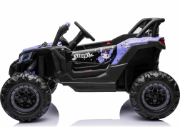 Vaikiškas elektrinis bagis 4x4 KUROMI – violetinis
