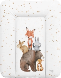 Ceba Baby minkštas vystymo kilimėlis Basic Forest Friends 50 × 70 cm