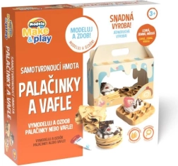 Modelo savaime kietėjantis plastilinas – blynelių ir vaflių kūrybinis rinkinys
