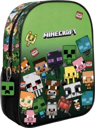 Vaikiška Minecraft kuprinė, žalia, 30 cm
