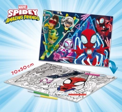 Žmogus-voras „Spidey“ Maxi grindų dėlionė 70x50 cm