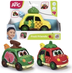 ABC vaisinis automobiliukas 12 cm, 3 variantai