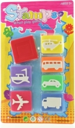 Antspaudai transporto priemonės – rinkinys 6 vnt.