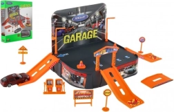 Garažo žaislas su Welly Porsche automobiliu