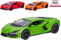 Kinsmart Lamborghini Revuelto metalinis modelis 1:38 su atidaromomis durimis