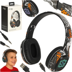 Belaidės žaidimų Bluetooth ausinės (juodos)