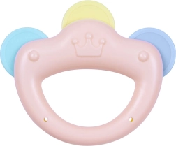 Kramtukas su barškučiu karūnos formos BABY MIX