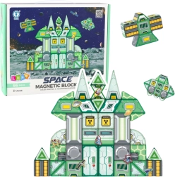 Magnetiniai kubeliai Kosminė stotis 66 vnt