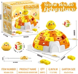Vaikiškas stalo žaidimas „Igloo“ su ančiuku