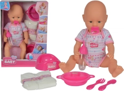 New Born Baby Doll with Accessories 38 cm