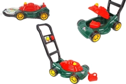 Vaikiška plastikinė žoliapjovė tinklelyje 28 × 53 cm