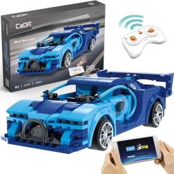 Konstruktorius CADA RC lenktyninis automobilis Blue Race Car Dual Mode, 325 detalių