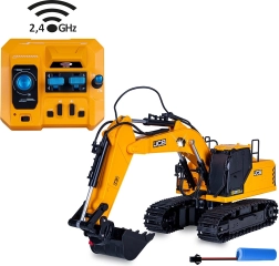 Nuotoliniu būdu valdomas vikšrinis JCB ekskavatorius su griovimo rinkiniu 1:26