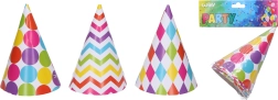 Vakarėlio kepurėlės Mix 15 cm