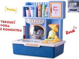 Interactive children’s sink with running water – blue