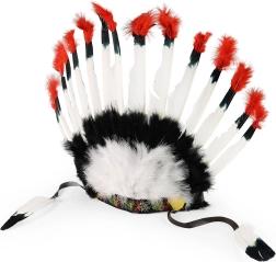 Indėnų vado galvos juosta karnavalui