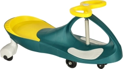 Gravitacinis paspirtukas su šviečiančiais LED ratais – geltona