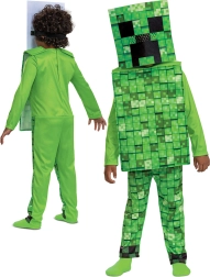 Vaikiškas kostiumas Creeper MINECRAFT 137–149 cm (10–12 metų)