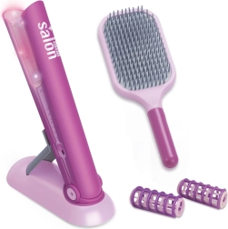 Vaikiškas plaukų tiesintuvas su priedų rinkiniu, 19 cm