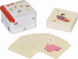 Goki game guess the activities in a tin box