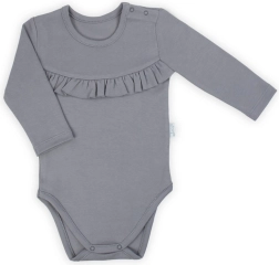 Baby long-sleeve bodysuit Nicol Sara grey