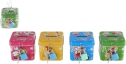 Vaikiška metalinė taupyklė su užraktu