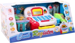 Vaikų kasos aparatas su priedais ir garsu