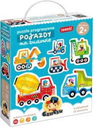 CzuCzu Progressive Puzzles: Vehicles on the Construction Site