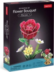 Puzzle 3D Floral Bouquet - Rose
