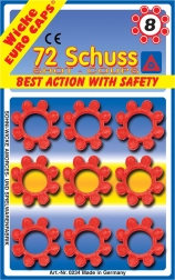 Kapsulės žaisliniams pistoletams – 8 šūvių būgnelis