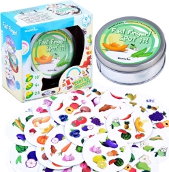 Greito pastabumo žaidimas: vaisiai ir daržovės