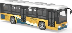 Geltonas autobusas su šviesos ir garso efektais