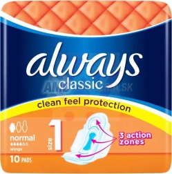 Always Classic Normal higieniniai įklotai 10 vnt.