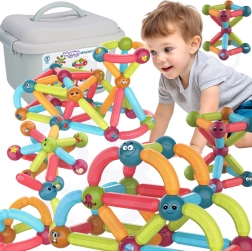 Woopie magnetinės edukacinės kaladėlės, 52 vnt.