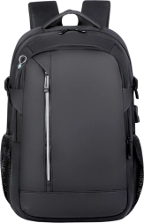 Miesto kuprinė su USB, nešiojamojo kompiuterio kišene ir atšvaitais, 16 l, 45 cm