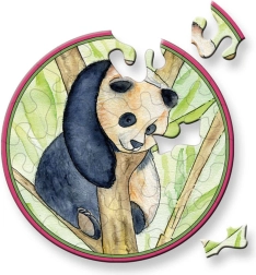 Curiosi round puzzle Picoli Panda 33 pieces