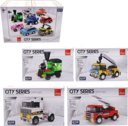 Transporto priemonių kaladėlės vaikams