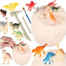 Archeologinis rinkinys dinozauro kiaušinis – 12 figūrėlių