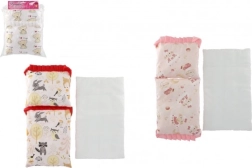 Antklodėlė ir pagalvėlė su paklotėliu lėlėms