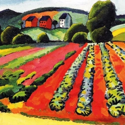 Kvadratinė dėlionė CURIOSI Q Art: Tegernsee ežero kraštovaizdis – 66 detalės