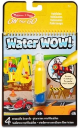 Vandens spalvinimo knygelė „Water Wow“ Transporto priemonės – Melissa & Doug