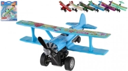 Atgal traukiamas dvisparnis 10 × 11 cm, metalas/plastikas – spalvų miksas