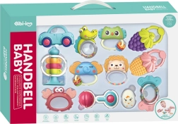 Barškučių ir kramtukų rinkinys Animals, 12 vnt.